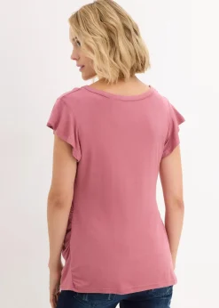 bonprix Bekleidung·Blazer|Umstandsmode^2 in 1 Umstandsshirt und Stillshirt aus nachhaltiger Viskose softbeere