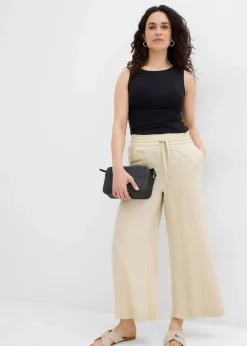 bonprix Hosen|Bekleidung·Kleider^7/8- Schlupfhose aus Lyocell hellsand