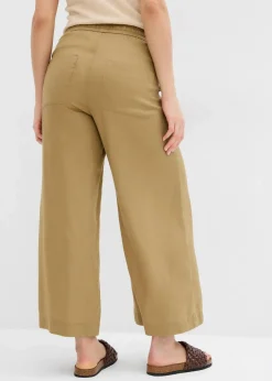 bonprix Bekleidung·Kleider|Hosen^7/8- Schlupfhose aus Lyocell khakibraun