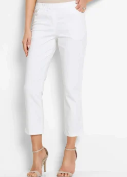 bonprix Bekleidung·Kleider|Hosen^7/8 Schlupfhose mit Stretch weiß