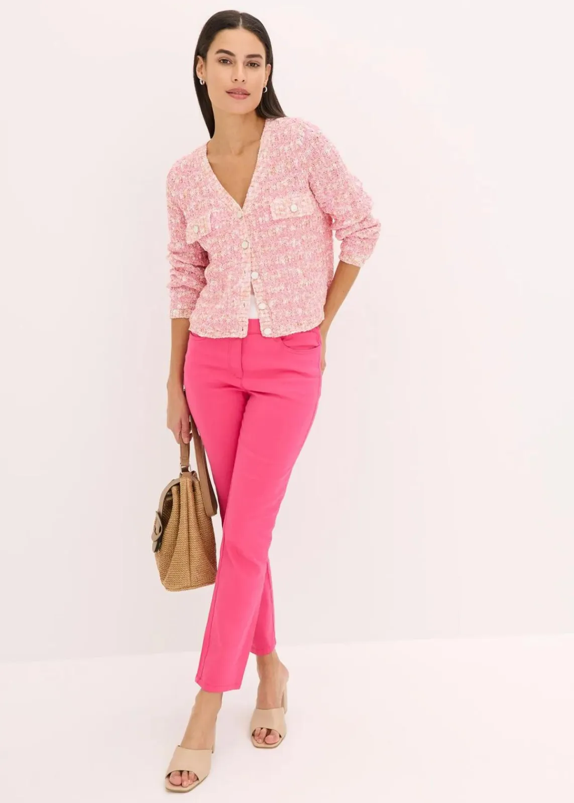 bonprix Hosen|Bekleidung·Kleider^7/8 Schlupfhose mit Stretch pinklady