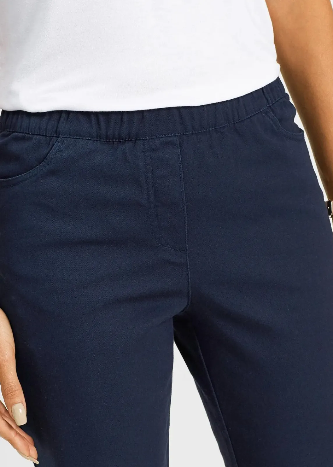 bonprix Hosen|Bekleidung·Kleider^7/8 Schlupfhose mit Stretch dunkelblau