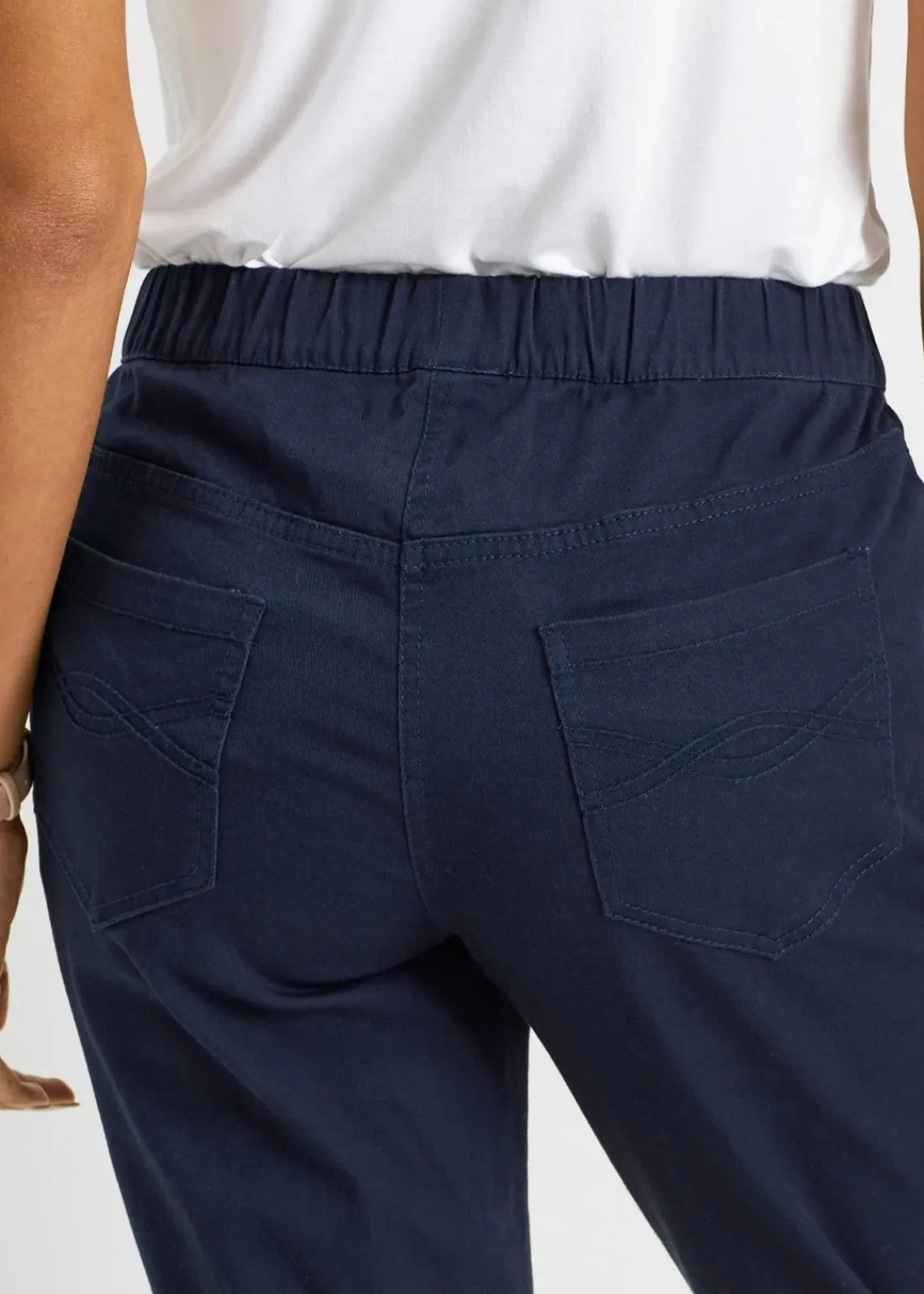 bonprix Hosen|Bekleidung·Kleider^7/8 Schlupfhose mit Stretch dunkelblau