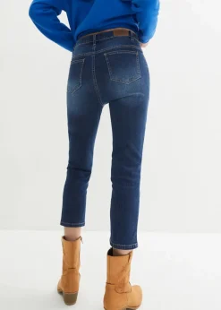 bonprix Jeans^7/8 Slim Fit Ultra-Soft-Jeans dunkelblau used