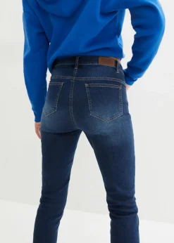 bonprix Jeans^7/8 Slim Fit Ultra-Soft-Jeans dunkelblau used