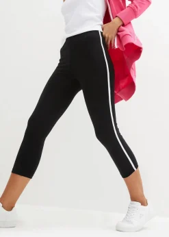 bonprix Basics|Hosen^¾ Sport-Leggings schwarz