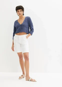 bonprix Bekleidung·Umstandsmode|Strickmode^Ajour-Bolero indigo