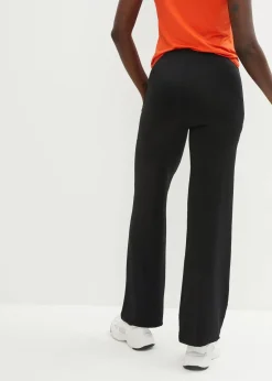 bonprix Bekleidung·Blusen & Tuniken|Bekleidung·Kleider^Allrounder Sport-Leggings mit Reißverschlusstaschen schwarz