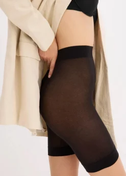 bonprix Bekleidung·Kleider|Hosen^Anti-Scheuer Radler 50 DEN schwarz