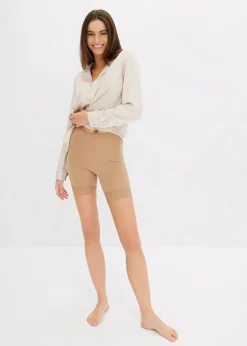 bonprix Hosen|Bekleidung·Kleider^Anti-Scheuer Radler mit kühlendem Material dunkelbeige