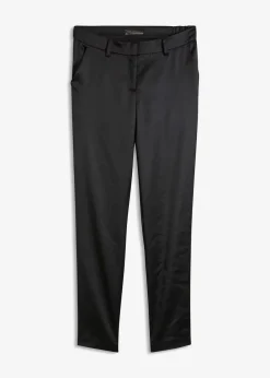bonprix Hosen|Festliche Mode^Anzughose aus feinem Satin schwarz