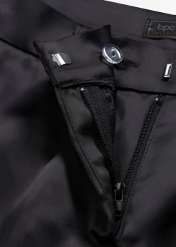 bonprix Kurzgrößen|Bekleidung·Kleider^Anzughose aus feinem Satin schwarz