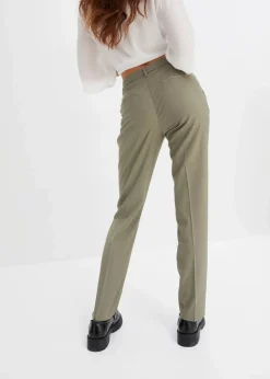 bonprix Hosen|Bekleidung·Kleider^Anzugshose oliv