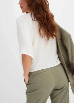 bonprix Hosen|Bekleidung·Kleider^Anzugshose oliv