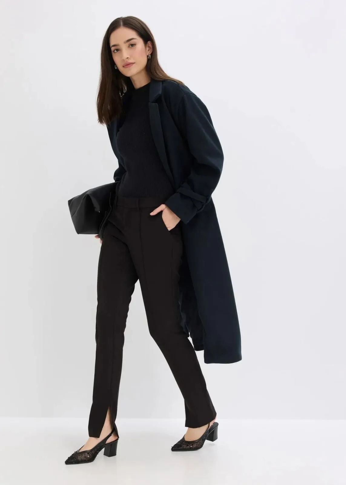 bpc bonprix collection Hosen|Bekleidung·Kleider^Anzugshose schwarz