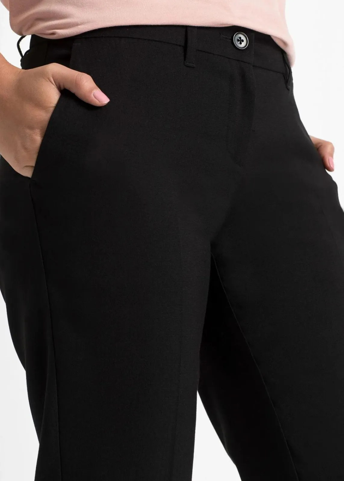 bonprix Kurzgrößen|Bekleidung·Kleider^Anzugshose schwarz