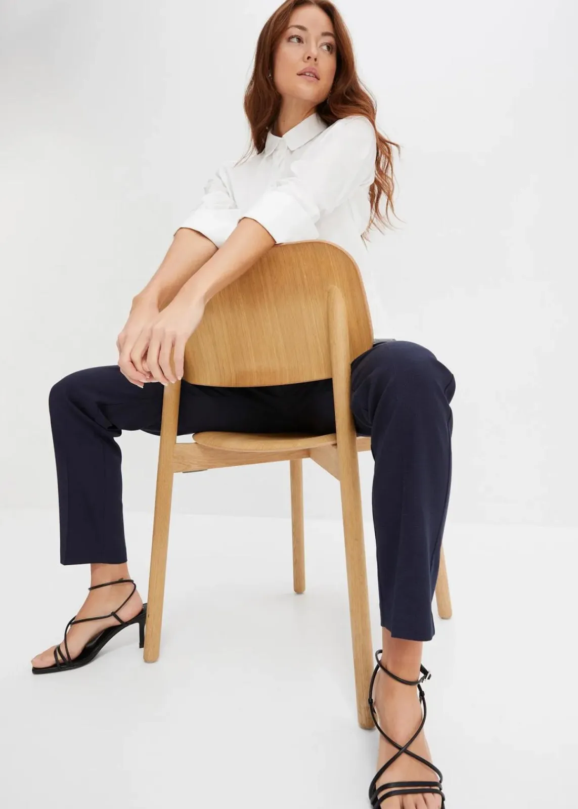 bonprix Hosen|Bekleidung·Kleider^Anzugshose dunkelblau