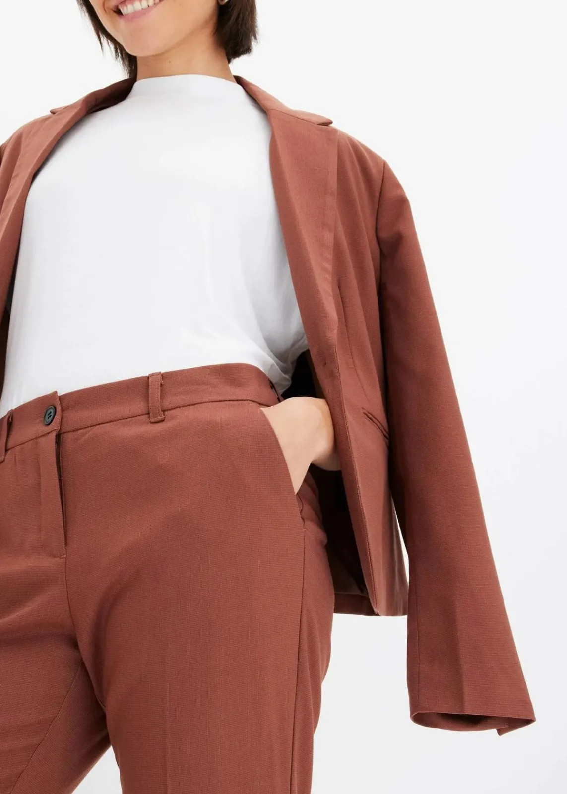 bonprix Hosen|Bekleidung·Kleider^Anzugshose rauchbraun