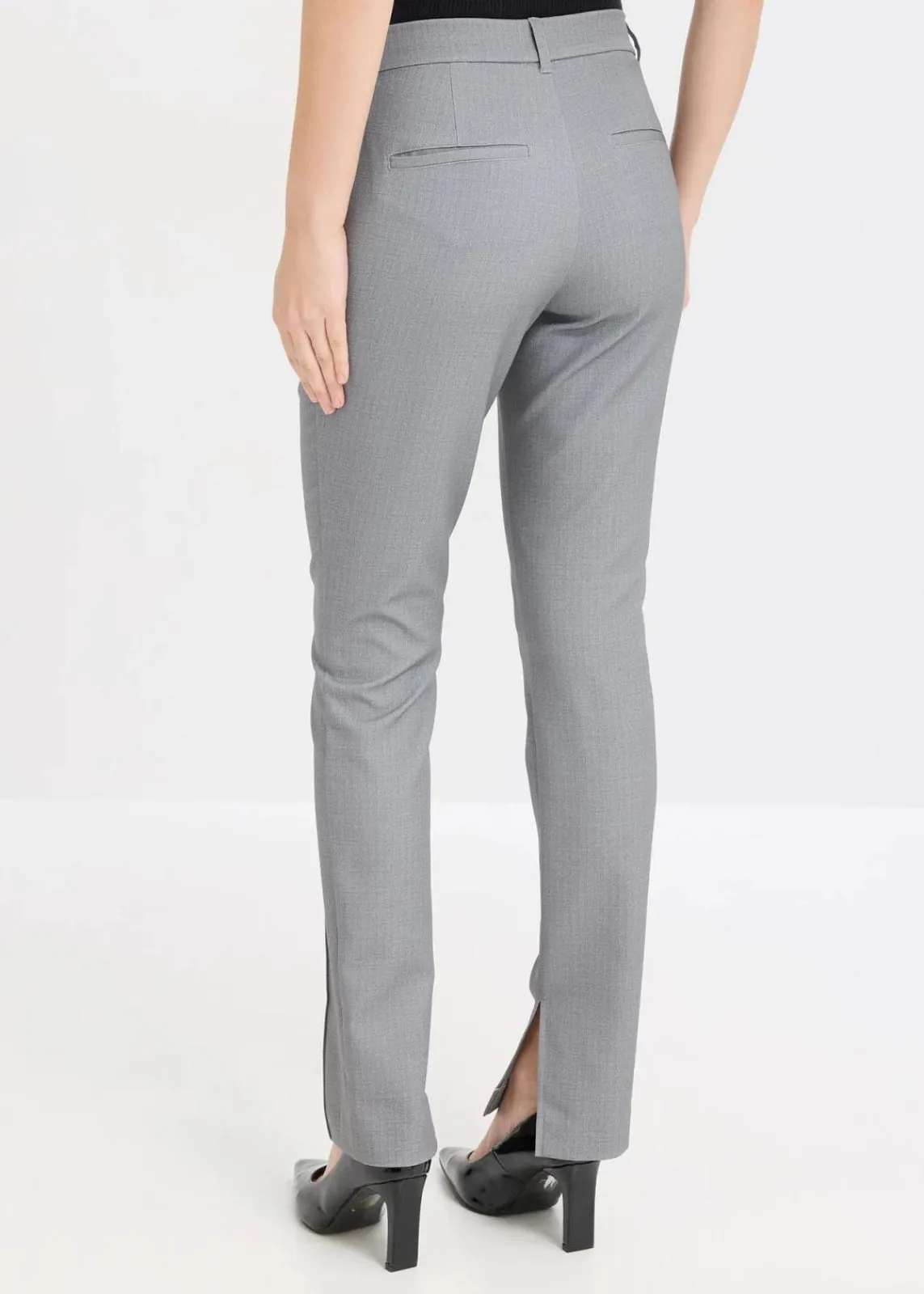 bpc bonprix collection Bekleidung·Kleider|Hosen^Anzugshose grau meliert