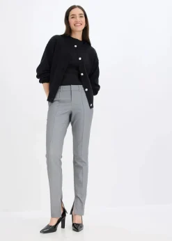 bpc bonprix collection Bekleidung·Kleider|Hosen^Anzugshose grau meliert