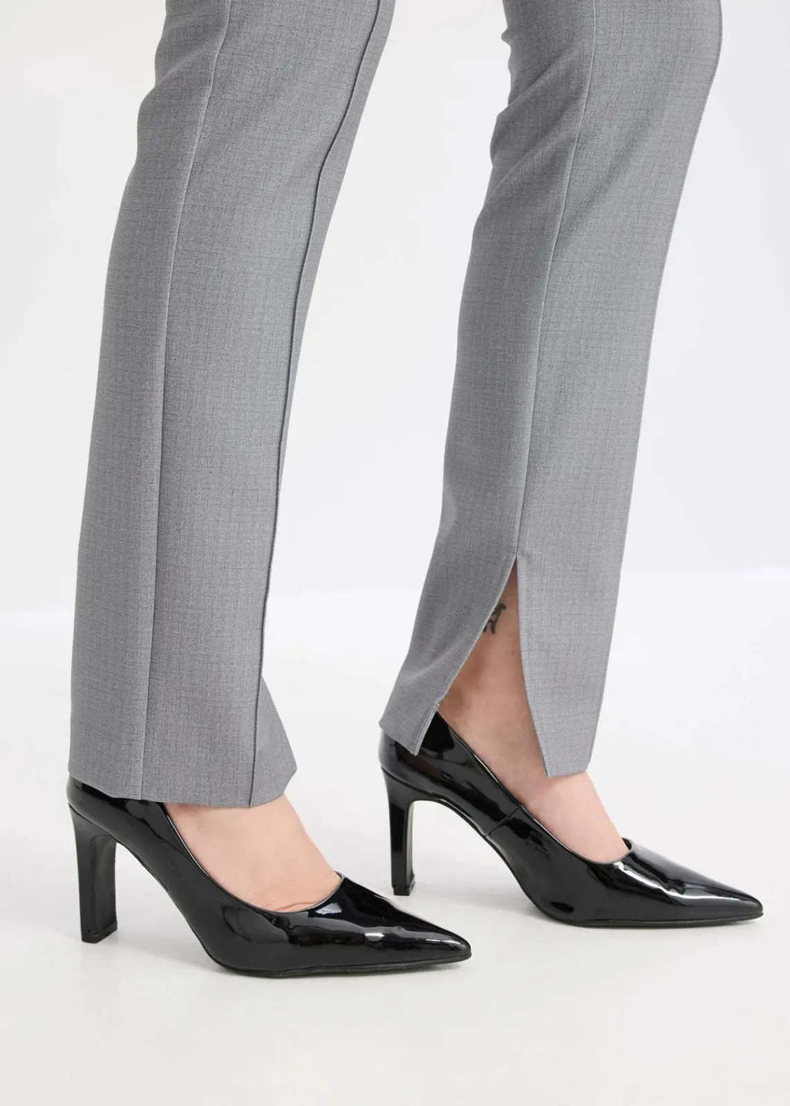 bpc bonprix collection Bekleidung·Kleider|Hosen^Anzugshose grau meliert