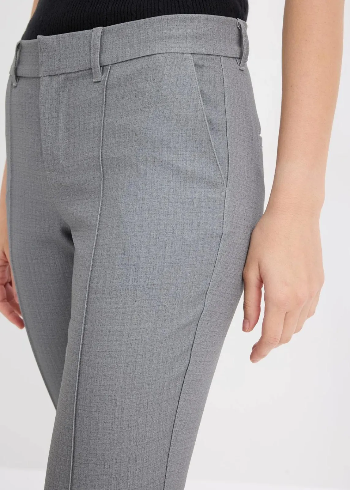 bpc bonprix collection Bekleidung·Kleider|Hosen^Anzugshose grau meliert