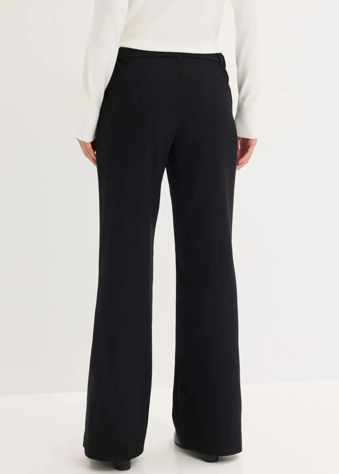 bonprix Bekleidung·Kleider|Hosen^Anzugshose flared schwarz