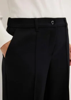 bonprix Bekleidung·Kleider|Hosen^Anzugshose flared schwarz