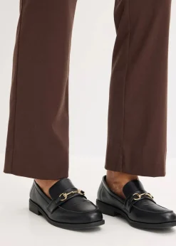 bonprix Bekleidung·Kleider|Hosen^Anzugshose mit Schlitzen dunkelbraun