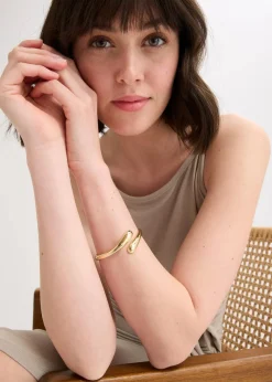 bonprix Schmuck|Schuhe & Accessoires In Spezialgrößen·Schmuck^Armreif goldfarben