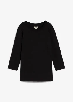 bonprix Shirts & Tops|Basics^3/4-Armshirt mit reiner Bio-Baumwolle schwarz