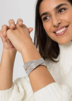 bonprix Schmuck|Schuhe & Accessoires In Spezialgrößen·Schmuck^Armspange silberfarben