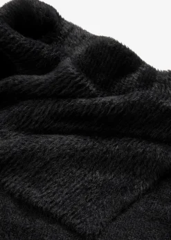 bonprix Bekleidung·Umstandsmode|Strickmode^Asymmetrischer Off-Shoulder Pullover schwarz