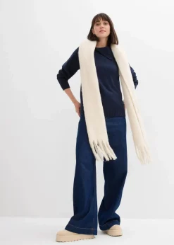 bonprix Pullover & Strickjacken|Strickmode^Asymmetrischer Pullover dunkelblau