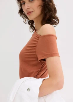 bonprix Shirts & Tops^Asymmetrisches Shirt cognac
