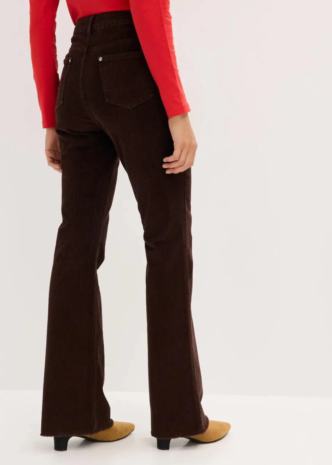 bonprix Hosen^Ausgestellte Cordhose dunkelbraun