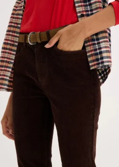 bonprix Hosen^Ausgestellte Cordhose dunkelbraun