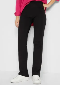 bonprix Bekleidung·Kleider|Nachhaltigere Materialien^ausgestellte Leggings schwarz