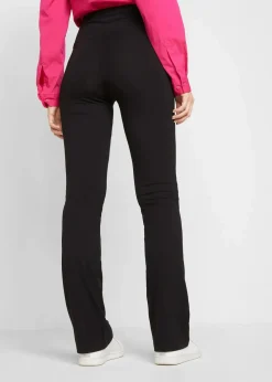 bonprix Bekleidung·Kleider|Nachhaltigere Materialien^ausgestellte Leggings schwarz