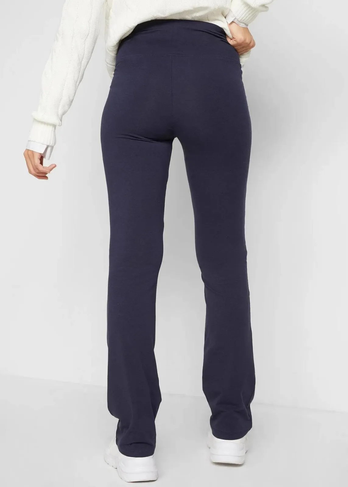 bonprix Hosen|Nachhaltigere Materialien^ausgestellte Leggings dunkelblau