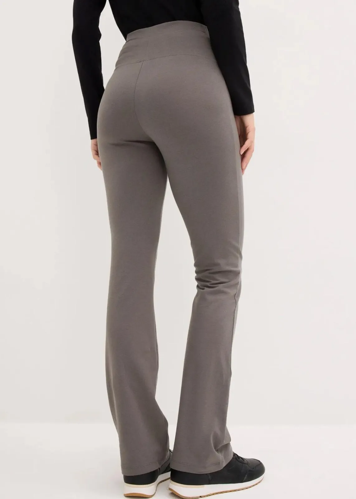 bonprix Hosen|Nachhaltigere Materialien^ausgestellte Leggings dunkelgrau