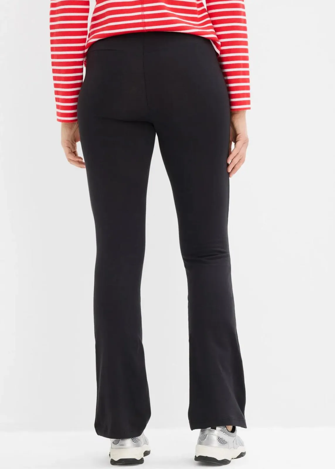 bonprix Bekleidung·Kleider|Hosen^ausgestellte Leggings (2er-Pack) schwarz