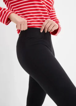 bonprix Bekleidung·Kleider|Hosen^ausgestellte Leggings (2er-Pack) schwarz