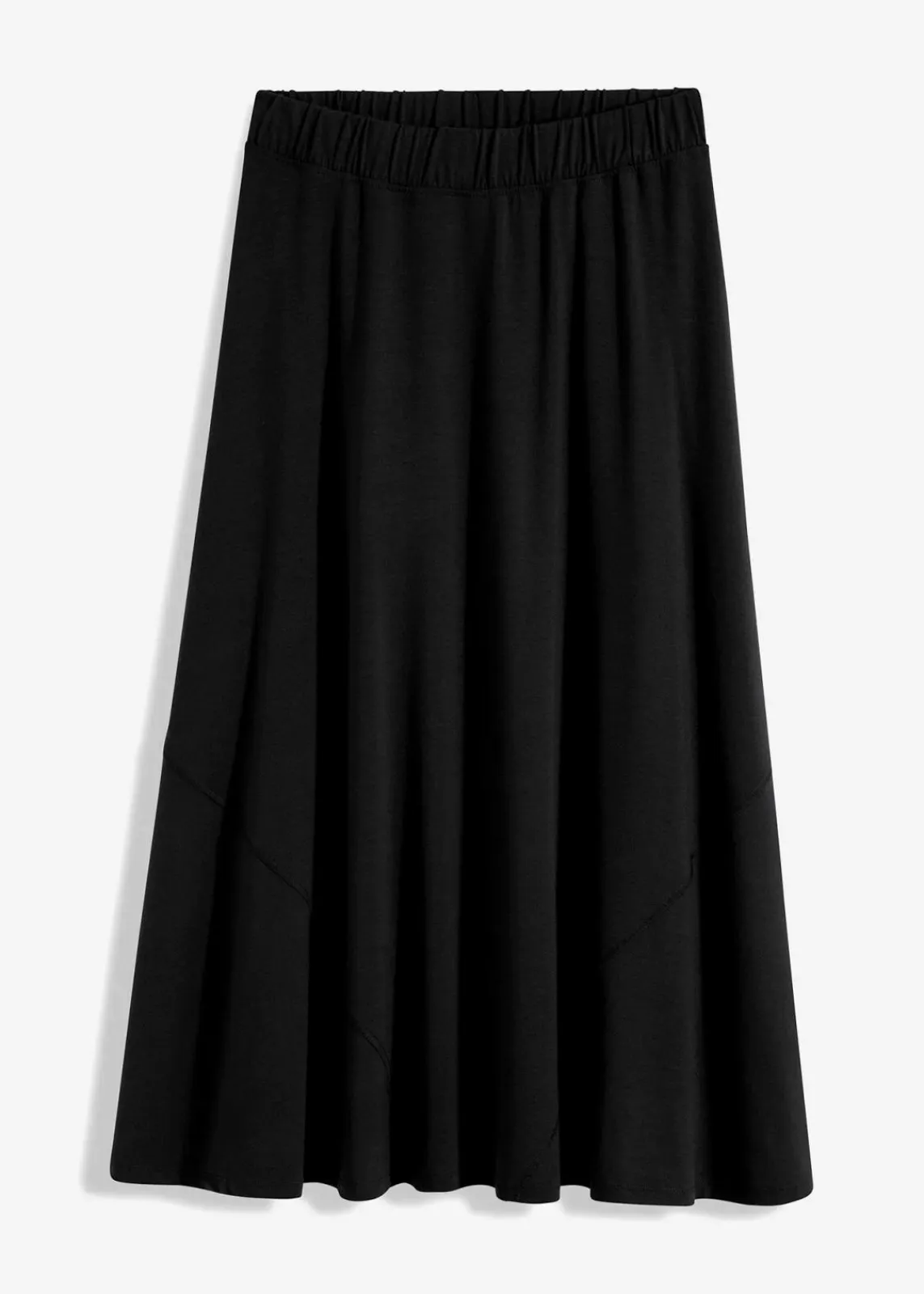 bonprix Röcke|Bekleidung·Sportbekleidung^ausgestellter Jersey-Rock schwarz