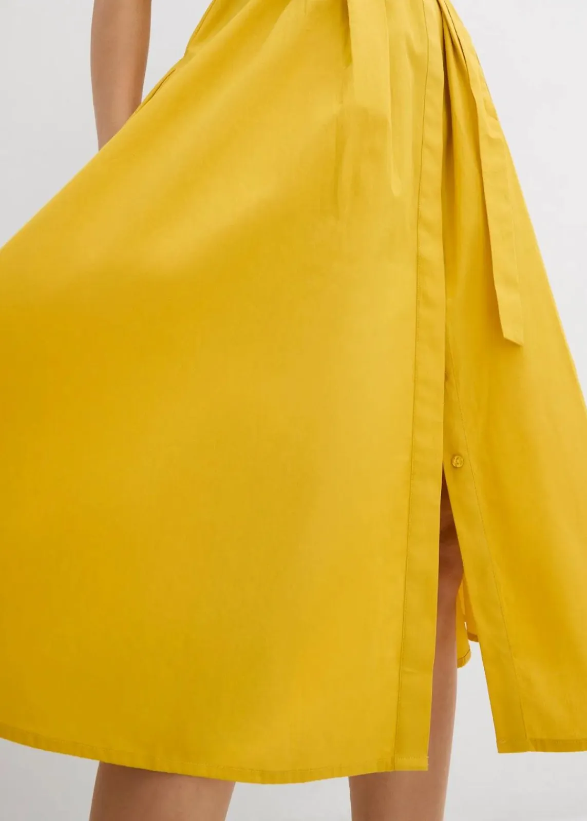 bonprix Kleider|Bekleidung·Pullover & Strickjacken^Ausgestelltes Kaftan-Kleid lemoncurry