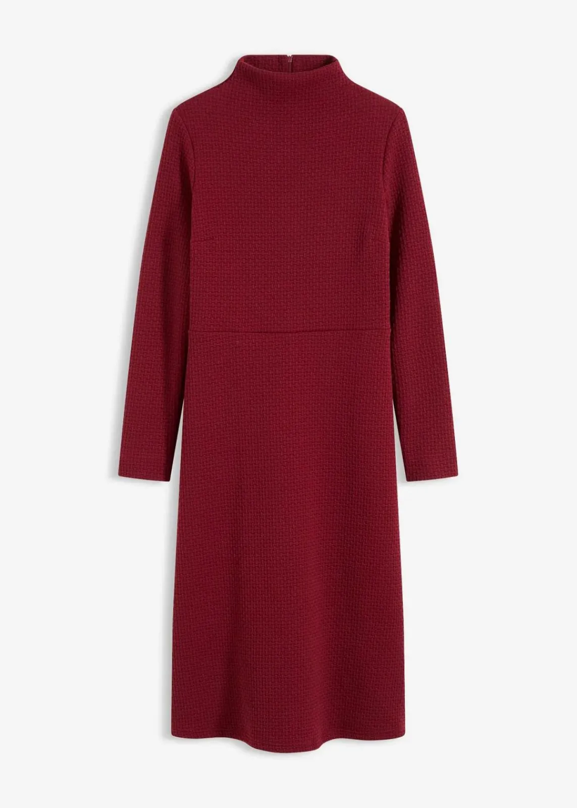 bonprix Kleider|Nachhaltigere Materialien^Ausgestelltes Midikleid rubinrot