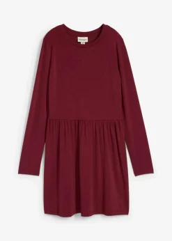 bonprix Kleider|Nachhaltigere Materialien^Ausgestelltes Shirtkleid ahornrot