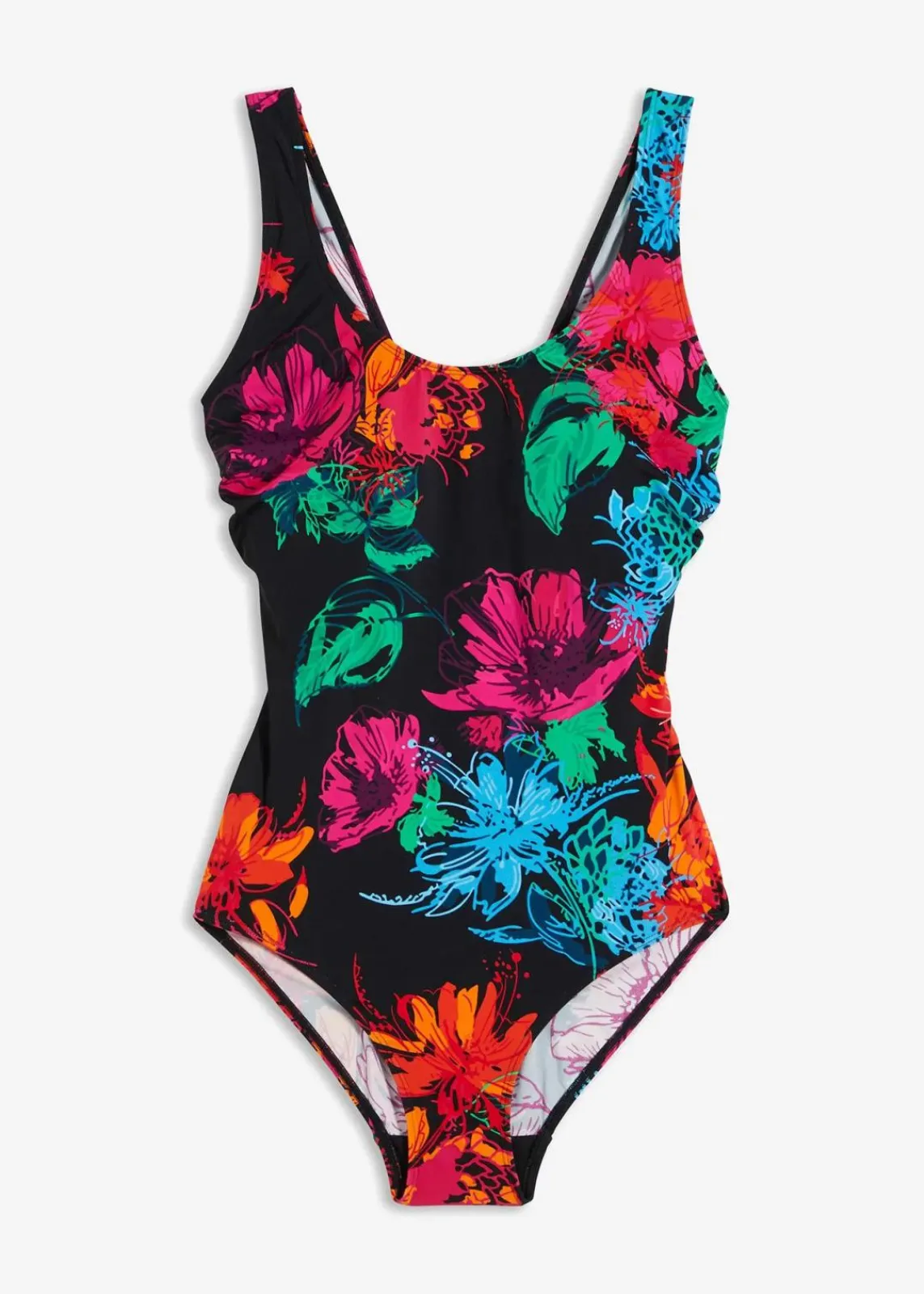 bonprix Nachhaltigere Materialien|Badeanzüge^Badeanzug schwarz floral