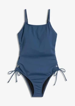 bonprix Nachhaltigere Materialien|Badeanzüge^Badeanzug mit Schnürung blau
