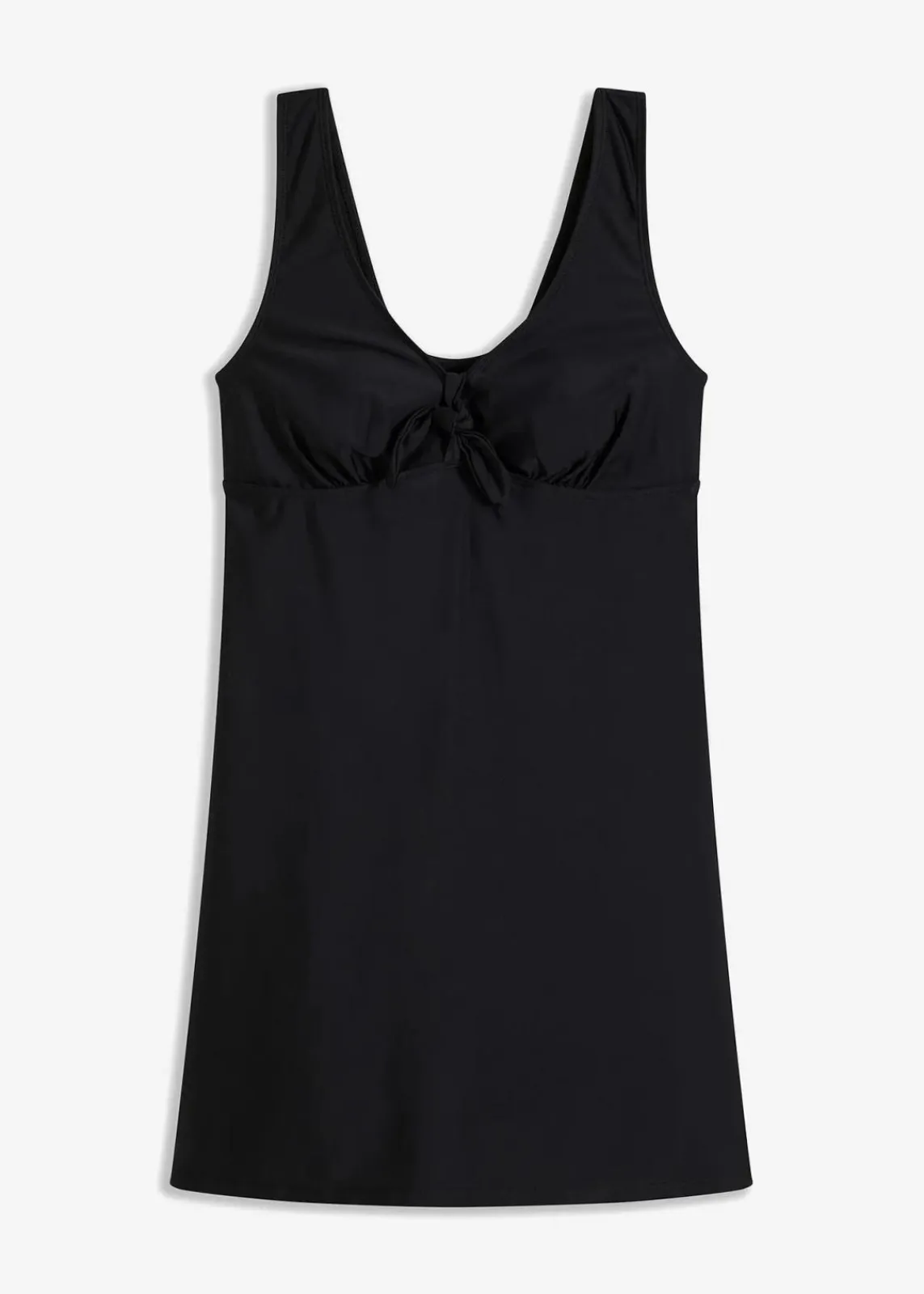 bonprix Nachhaltigere Materialien|Bedeckende Bademode^Badekleid mit breiten Trägern schwarz